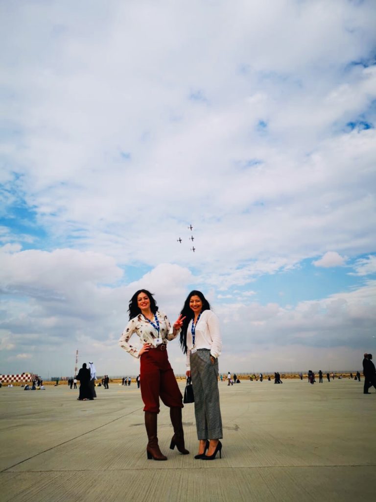 Girls at Dubai Airshow 2019