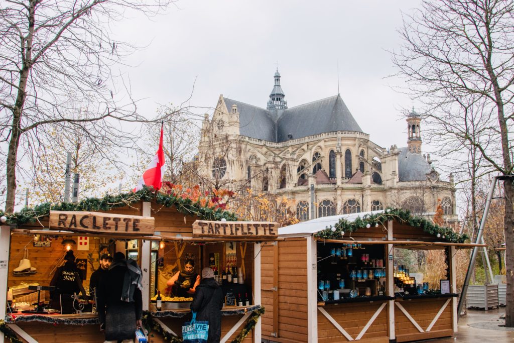 Christmas market at Châtelet Les Halles