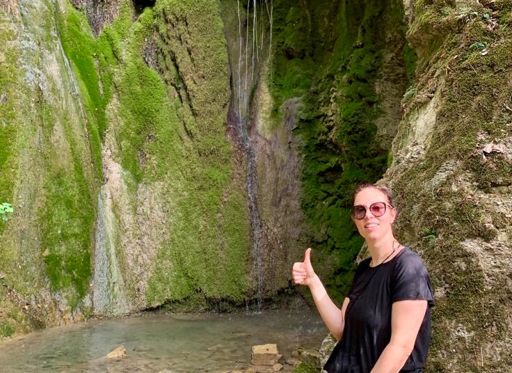 waterfall at morello
